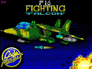 F-1 title screen for ZX Spectrum